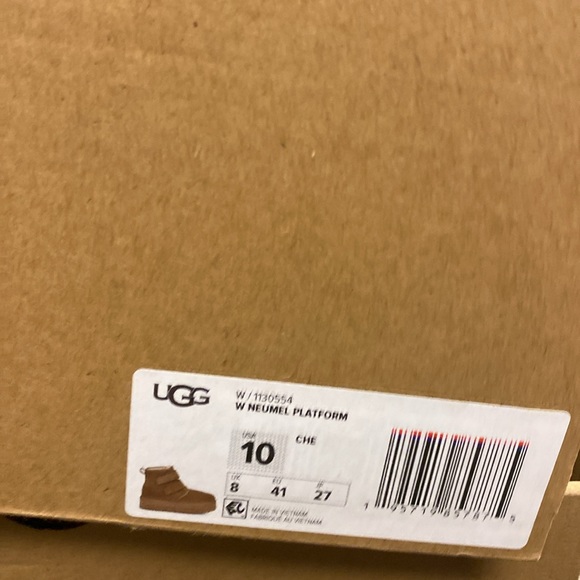 UGG | Neumel Platform Boots In Chestnut Suede NEW - Picture 15 of 15